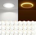 FREELICHT 24 Pack 4 Inch LED Can Lights with Night Light, 5CCT Selectable Flat Retrofit Recessed Lighting, 7W, 700LM, Dimmable, ETL & FCC