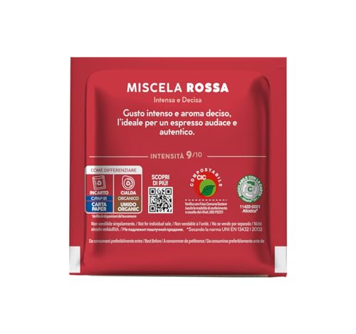 Dosette ESE Caffè Borbone Mélange Rouge compostable de 100 dosettes de café - 3