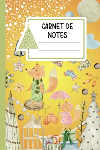 Carnet De Notes Filles 10 Ans: Journal Lignées Avec Marge Renard Et Vacances Pour Une Écriture Organisée Et Créative Pour Les Enfants, Les Adultes Et Pour Tous Les Aventuriers