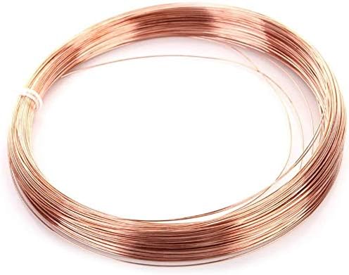 YUESFZ Bare Copper Wire Coil String Single Solid Copper Wire Electrical 99.9% Pure Natural Industrial Raw Materials 10m Brass Wire (Size : Diameter2mm)