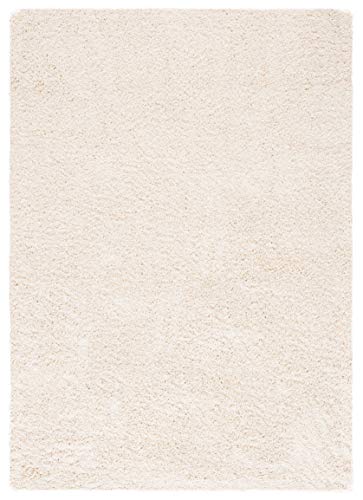Safavieh California Shag Collection Shaggy Rug for Living Room Dining Room Bedroom High Pile Ivory 24 x 36 Inch
