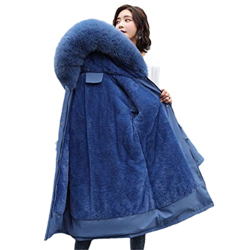Veste d'hiver Parka Coat pour femme manteau long Roquorl épais