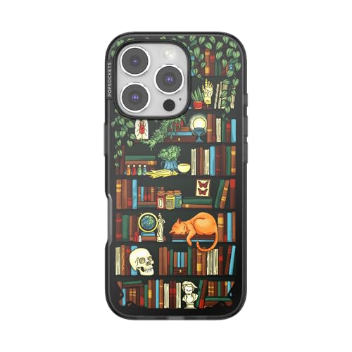 Funda para iPhone 16 Pro compatible con carga inalámbrica MagSafe PopSockets