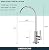 ESOW Kitchen Water Filter Faucet, 100% Lead-Free Drinking Water Faucet Fits Most Reverse Osmosis Units or Water Filtration System in Non-Air Gap, Stainless Steel 304 Body Brushed Nickel Finish
