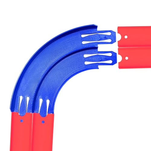 Piste incurvée Hotwheels de rechange pour grands circuits de salon