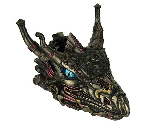Boîte de rangement dragon steampunk coffret bijoux secret gothique