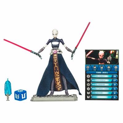 Star Wars 2010 Clone Wars Animated Action Figure CW No. 15 Asajj Ventress