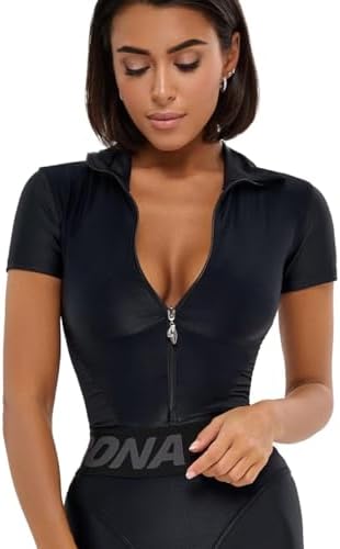 Bona Fide One Piece Workout Jumpsuits for Women - Athletic Romper Jumpsuit with Tummy Control and Butt Lifting for Yoga, Gym