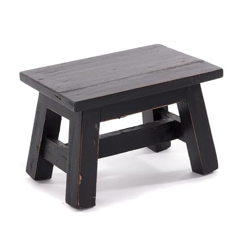 DESIGN DELIGHTS Holz HOCKER Monte | 30x20x21 cm (BxTxH), Mahagoni...