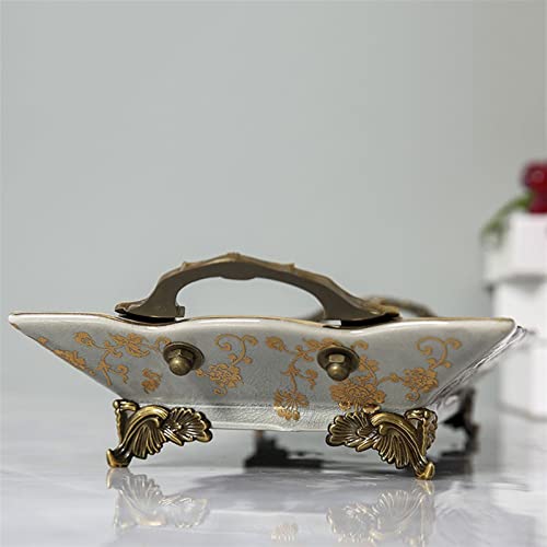 Plateau en céramique de luxe léger pour table élégante
