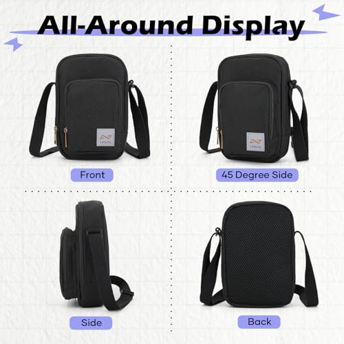 Image of SEAFEW Mini Crossbody Bag Shoulder Bag for Men, Small Messenger Satchel Bag for Women