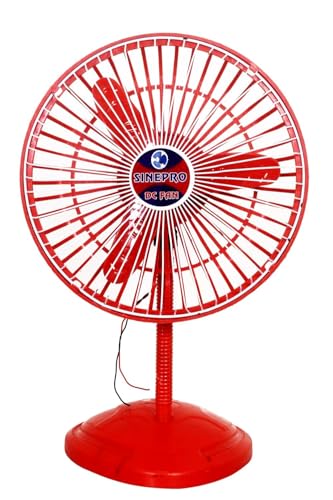 Image of 12V DC SS-20 Fan with Big Motor | Free Flow High-Speed Air | Plastic Back Body | Energy Efficient High-Performance Cooling Fan for Home, Shop & Solar Systems, Multicolor
