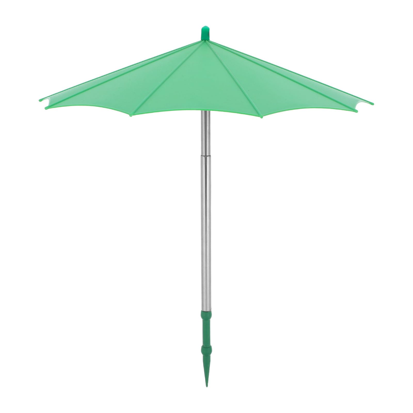 Sombrilla para plantas Yardenfun extensible verde para mini macetas de exterior