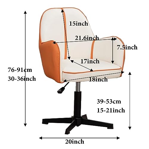 Chaise de bureau ergonomique en cuir synthétique vert avec dossier confort - 4