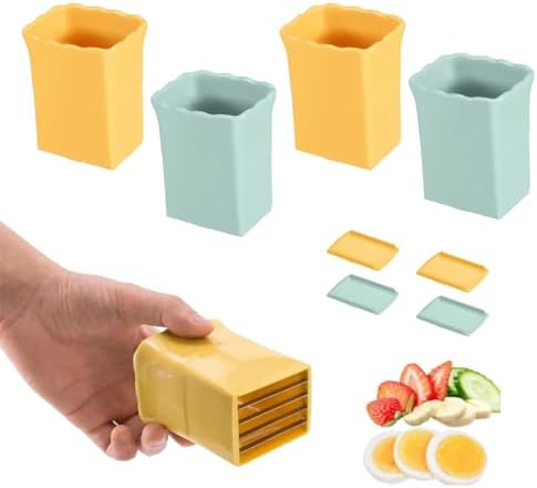 4Pieces Cup Slicer – Versatile Strawberry Slicer and Fruit Slicer, Perfect Addition to Your Egg Slicers Collection