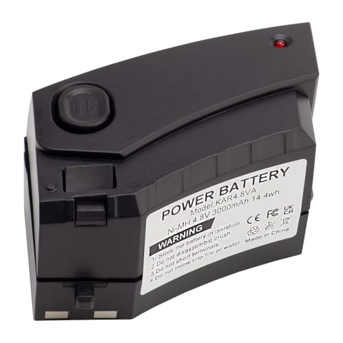 3000mAh 4.8V Batería Ni MH para Karcher K55, K65+, KB5, KC55 u.a, wie 28100010, 6.654-118.0