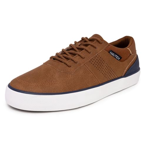 Image of Nautica Men's Classic Lace-Up Boat Shoes Low Top Fashion Sneaker - Stylish and Comfortable Casual Shoe