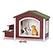 Terra by Battat – 5 Pieces Dog House Playset with Toy Dog Figurines – Durable & Realistic Animal Figures for Toddlers – Educational Playset Encourages Imaginative Play & Early Learning – 3+ Years