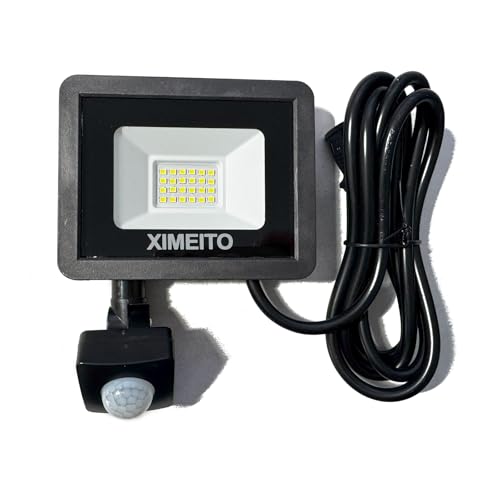 led ライト 20w 昼白色 2300LM 6500K 180w相当 1.8コード IP66防水 日本語取扱説明書