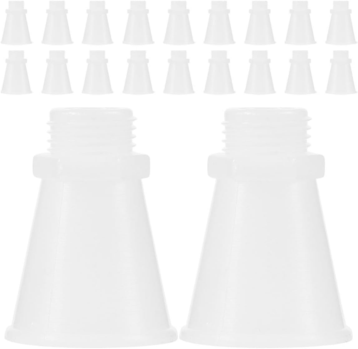 Didiseaon 20pcs Replaceable Fire Extinguisher Nozzles with Wide Mouth Design and Lightweight Plastic Material for Long Time Use Suitable for Home Vehicle and Industrial Fire Safety
