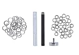 Mandala Crafts Grommet Eyelet Kit with Setting Tools for Leather, Fabric, Boots, Tarp Repair, Sewing...