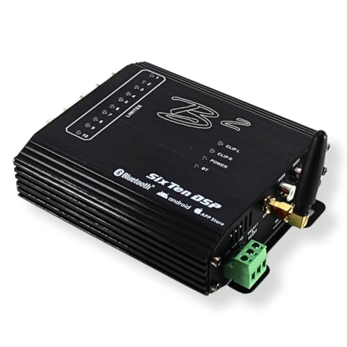 Image of B2 Audio Black 4v 10 Channel DSP with Bluetooth iOS /Android App 96 KHz - 32 Bit