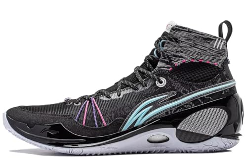 LI-NING Herren Basketballschuhe rutschfest Verschleißfest Professionelle Sportschuhe Wade 808 III...