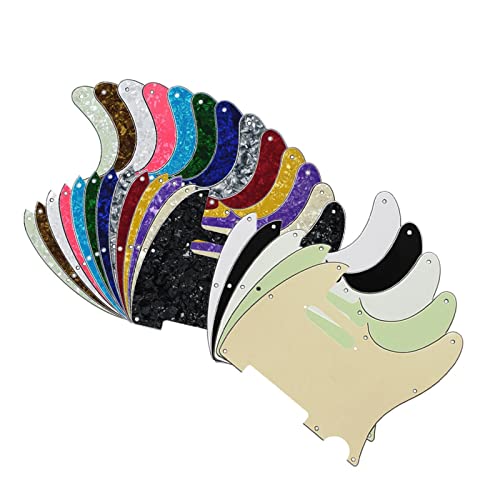 BIPROS 8 Trous Guitare électrique Pickguard TL Pick Guard Plaque à gratter Fit américain/Mexicain Standard TL Style… - Les Beatles, Paul McCartney, John Lennon, RIngo Starr, George Harrison BIPROS 8 Trous Guitare électrique Pickguard TL Pick Guard Plaque à gratter Fit américain/Mexicain Standard TL Style… – Image 3