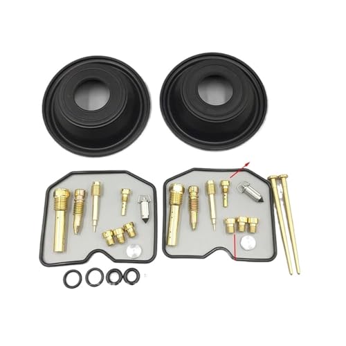 Kit réparation carburateur moto KLE500 membrane vide piston flotteur pièces moteur 1991-2005