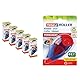 tesa Roller Kleben Permanent ecoLogo Einwegroller im 5er Pack & Roller Kleben Permanent ecoLogo
