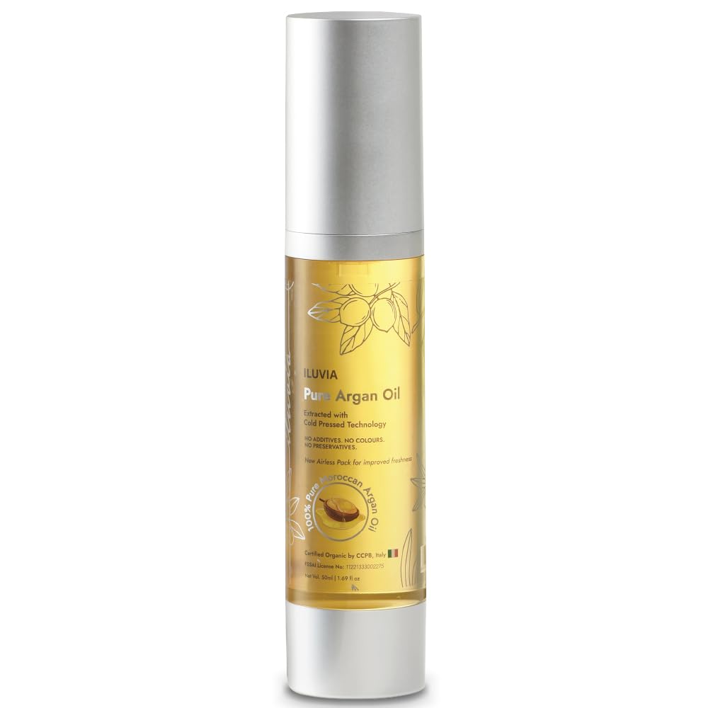 iluvia Professional 100% Pure Argan Oil, 50ml - Certified Organic by CCPB, Italy - No Color, No Additives, No Carrier Oils, No Fillers. (Pure Oil)-image-8