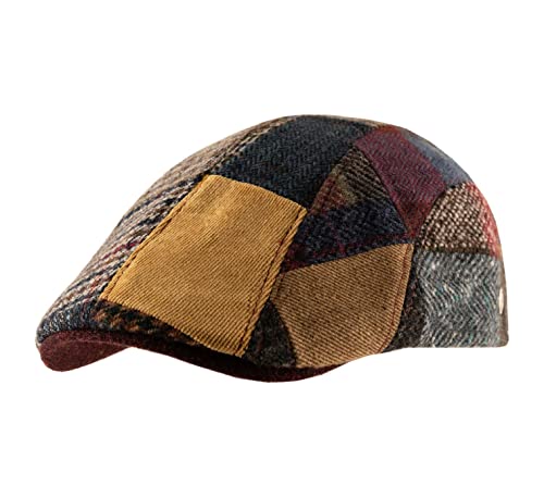Casquette plate imperméable homme femme avec béret Wyatt gris