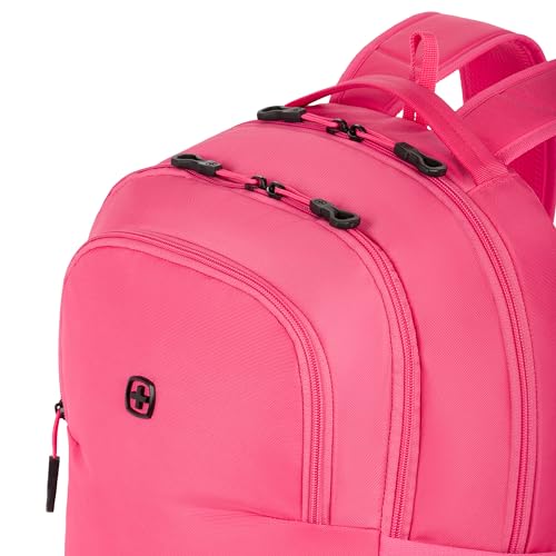 SwissGear Orientation Laptop Backpack, Pink, 17"x12"x7" image 12