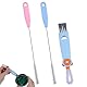 AHQiZFX 3 Stück Reinigungsbürste,3-in-1-Becherdeckel-Reinigungsbürste,Flaschendeckelbürste,Tragbare Spaltreinigungsbürste,Wasserflaschen-Reinigungsbürsten-Set,Flaschenhals Bürste für Tassen Flaschen
