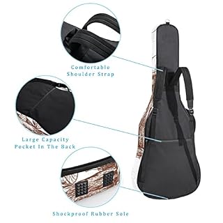Housse pour guitare acoustique – Motif champignons – 1 cm d’épaisseur – Rembourrage étanche – 101,6 cm – 106,1 cm – 106… - Les Beatles, Paul McCartney, John Lennon, RIngo Starr, George Harrison Housse pour guitare acoustique - Motif champignons - 1 cm d'épaisseur - Rembourrage étanche - 101,6 cm - 106,1 cm - 106… – Image 3