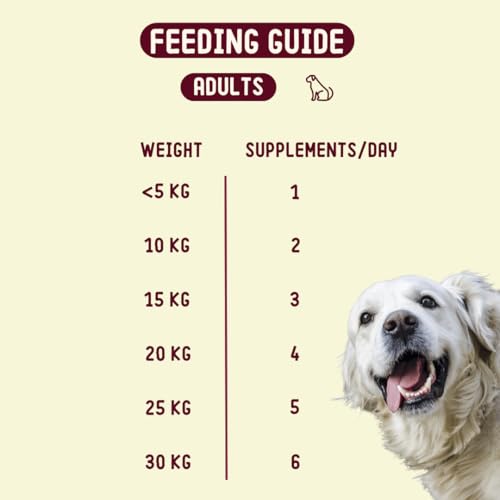 Imby Allergie und Anti Juckreiz Ergänzung für Hunde, Immunsystem und Darmgesundheit, reduziert Juckreiz, Allergien und Entzündungen, 90 Chews, 270 g