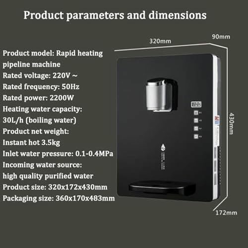 Dispensador de agua de pared inteligente para ahorrar espacio en comercios 4