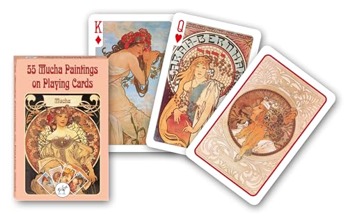 Piatnik Cartes à jouer Mucha, jeu simple autrichien