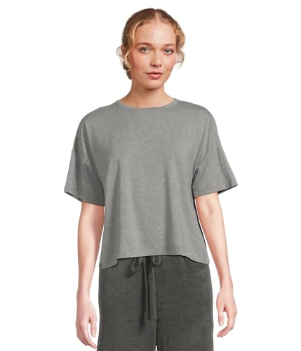 T-shirt carré jersey de bambou anti-transpiration pour peau sensible
