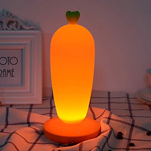 HIZ Night Light Goodnight Rechargeable Night Light for Kids & Toddlers - Multi-Color LED Table Lamp BPA-Free Adjustable Brightness USB Rechargeable Light of Brightness Auto-Off Timer