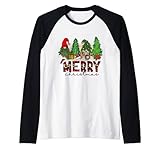 Photo Gallery merry christmas trees gnomi leopard buffalo plaid rosso maglia con maniche raglan Photo Gallery merry christmas trees gnomi leopard buffalo plaid rosso maglia con maniche raglan