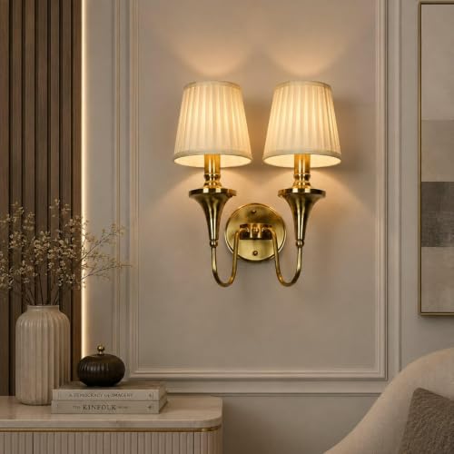 Image of Traditional White Shead Double Light