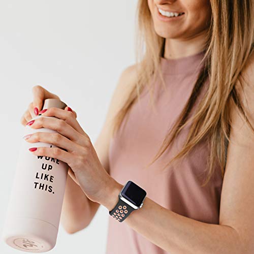 Muranne Sport Band Compatible with Apple Watch 38mm 40mm 41mm 42mm 44mm 45mm for Women Men, Sporty Breathable Soft… - Image 5