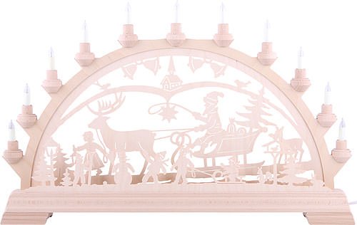 Arche de Noël KWO Bougie Arch décoration authentique pour table de fête