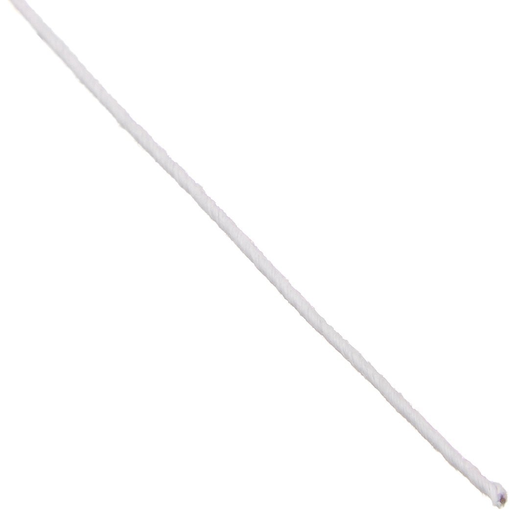Panacea Cloth Covered Stem Wire 32 Gauge 18" 12/Pkg-White