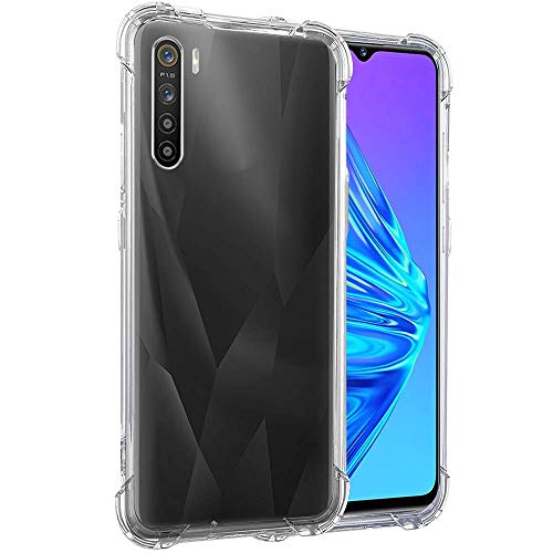 Image of TheGiftKart Crystal Clear Back Cover Case for Oppo F15 | Shockproof Soft TPU Case | Cushioned Edges for Ultimate Protection Back Cover Case for Oppo F15 (TPU, Transparent)
