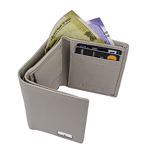 Image of URBAN FOREST Travis Sand Leather Wallet for Men