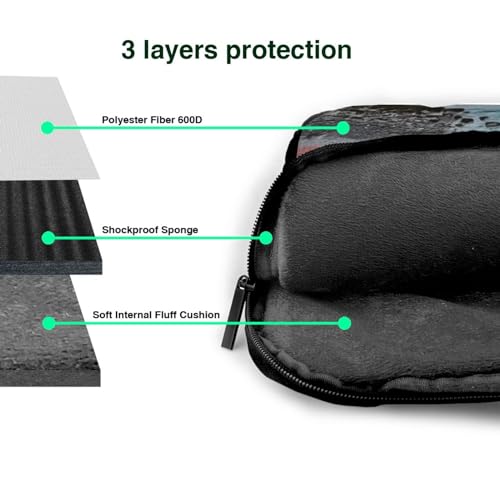Bolso para laptop KHiry para unisex negro miniatura 5