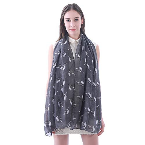 Lina & Lily English Springer Spaniel Dog Print Large Scarf Shawl, Gift for Dog Lover3