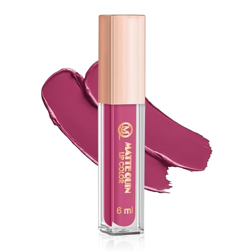 Image of Matte Quin Lip Color| Matte Texture|Long Wear |Smudge Proof |Waterproof-6ml (MQ Flat-212)